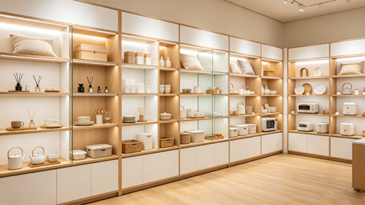 天门家居生活展柜